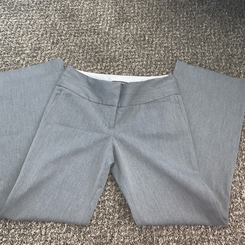 gray work pants - Picture 2 of 4